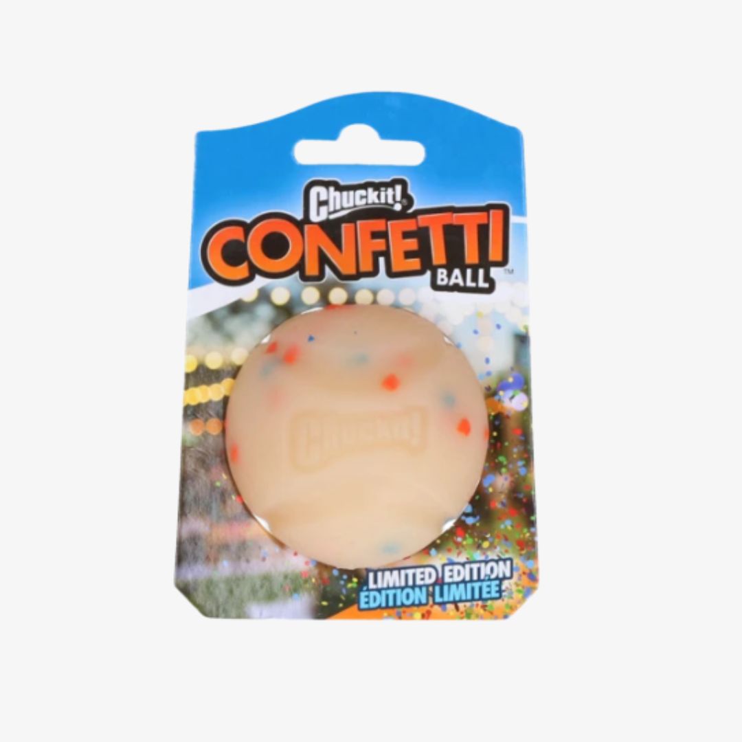 pelota chuckit confetti