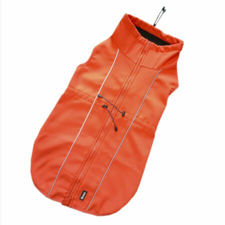 softshell chaqueta para perros naranja