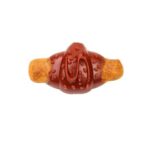 hot dog glaseado para perro