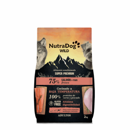 Pienso nutradog wild salmón y pavo
