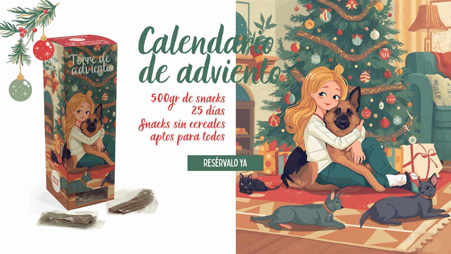 calendario de adviento para perros bruno and henry